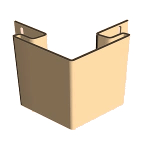 Наружный угол FineBer Сакура 3,05м. (уп. 5 шт.) фото Центр Металлокровли