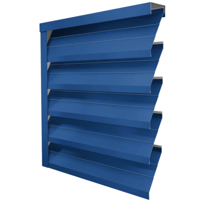 Ламель ЭКО-Z-US усиленная RAL5005 Синий Сигнал полиэстер односторонний